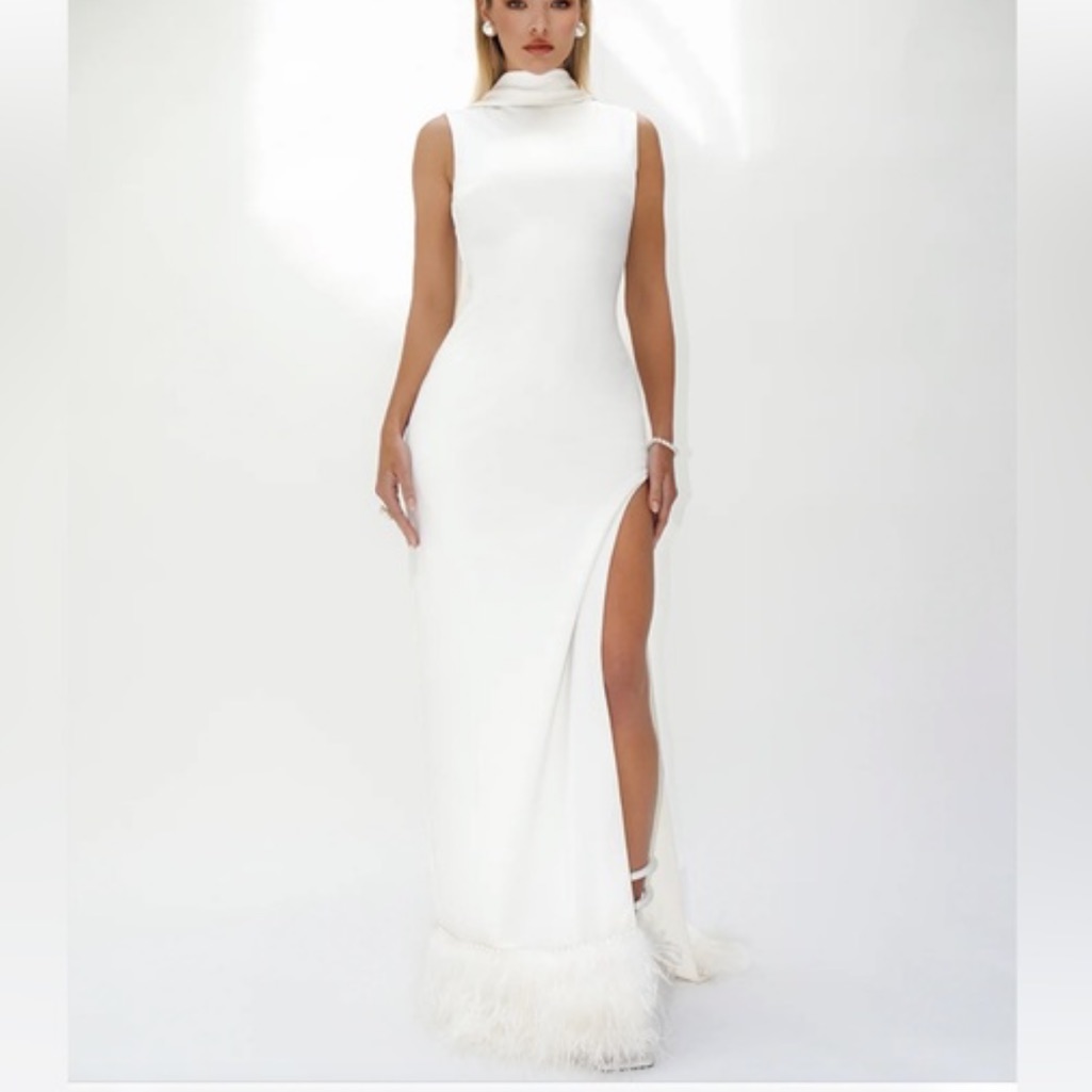 Khanum's, Kerena Dress In Ivory White — image 4 of 6
